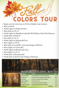 Fall Colors Driving tour